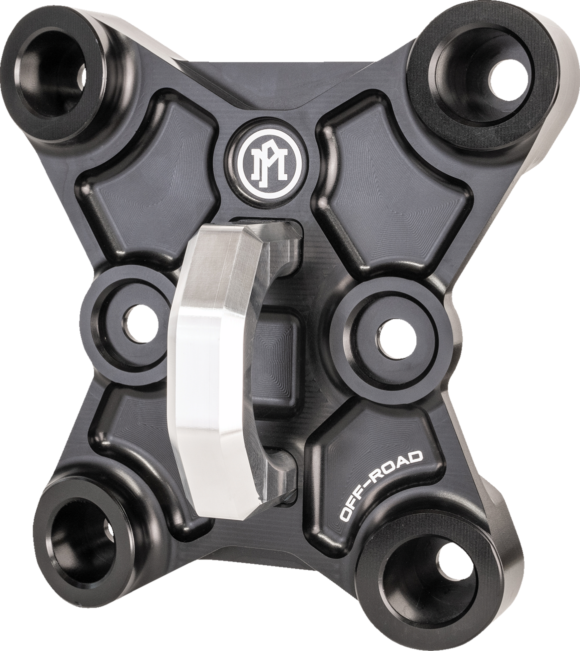 PM OFF-ROAD Radius Rod Plate w/ Raw Hook - Can-Am X3 72" - Black Anodized