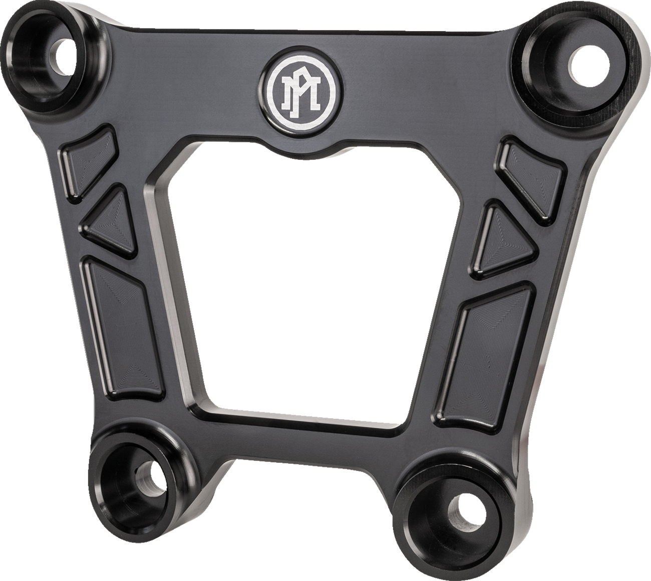 PM OFF-ROAD Radius Rod Plate - RZR Turbo S - Black Anodized