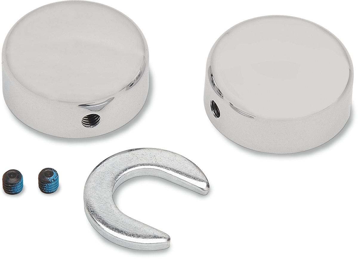 DRAG SPECIALTIES Swingarm Pivot Bolt Cover - Chrome - '84-'99 Softail