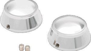 DRAG SPECIALTIES Swingarm Pivot Bolt Cover - Chrome