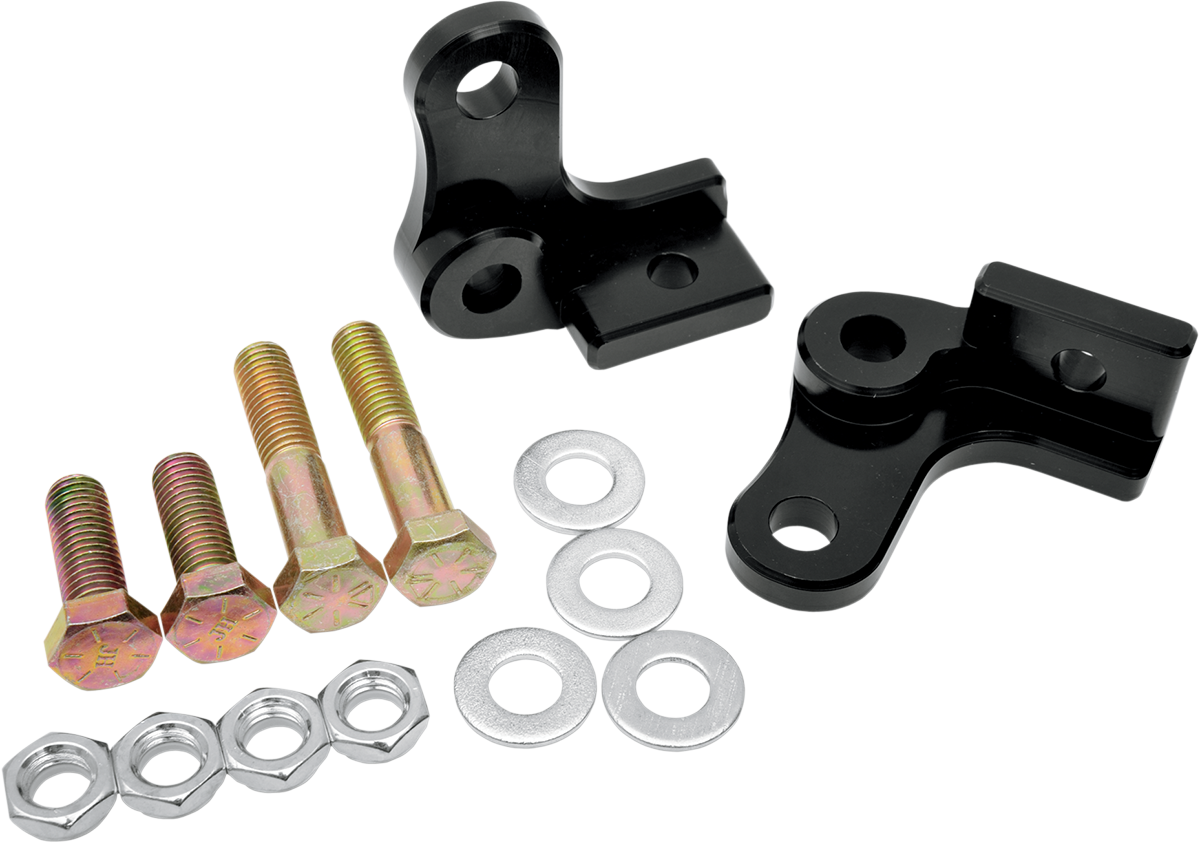 LA CHOPPERS Lowering Kit - Rear - Lowers 1" - Black Powder Coated - '00-'04 XL