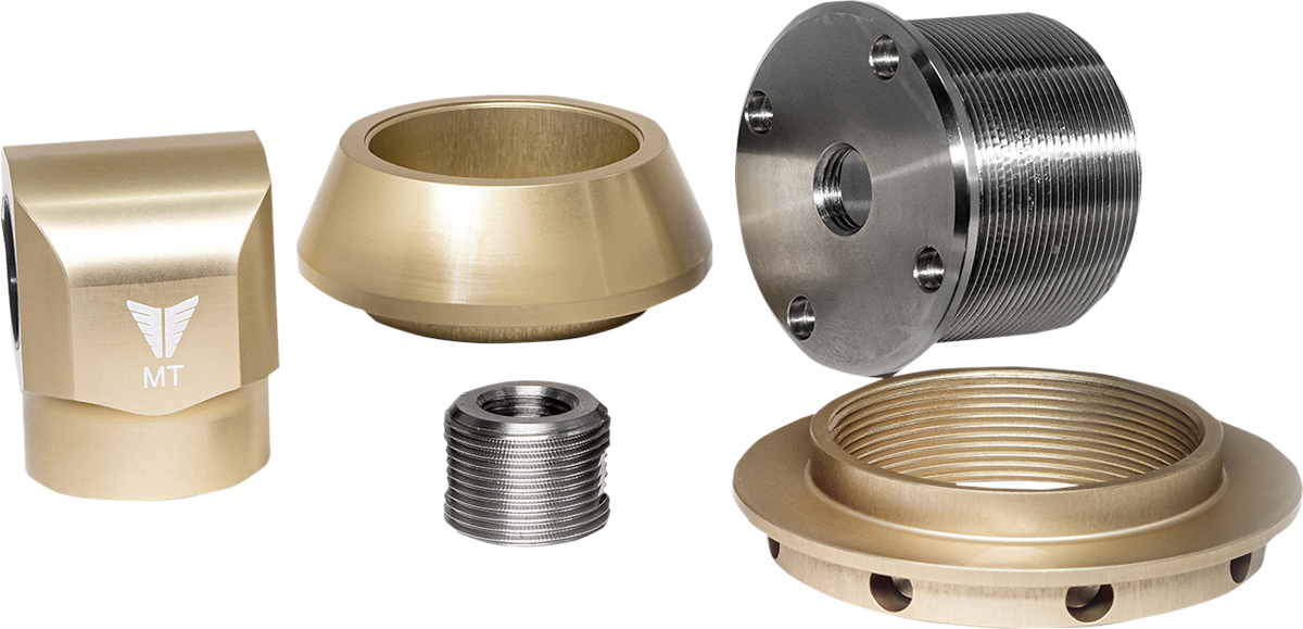 LA CHOPPERS Lowering Kit - Rear - Lowers 1" - Chrome - '95-'05 FXD - Image 2