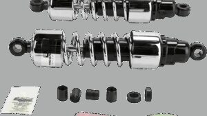 PROGRESSIVE SUSPENSION Shocks - 12" - 412 Cruiser Series - Chrome - Standard