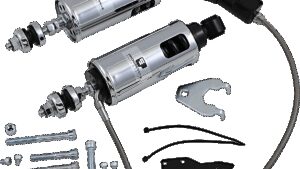 PROGRESSIVE SUSPENSION 422 Series Shocks with Rap - Chrome - Heavy-Duty