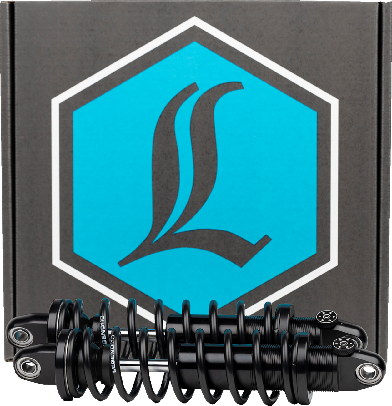 LEGEND SUSPENSION REVO-A Adjustable XL Coil Suspension - 14" - Black - Heavy-Duty