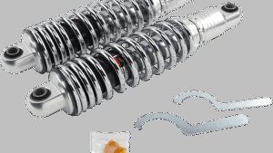 DRAG SPECIALTIES SHOCKS Premium Ride-Height Adjustable Shocks - 13" - Heavy Duty - Chrome