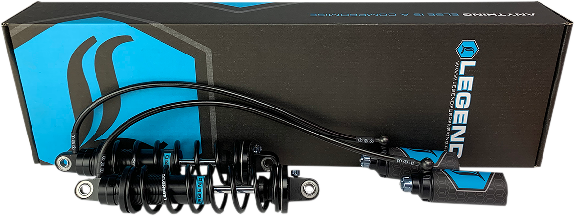 DRAG SPECIALTIES SHOCKS Premium Ride-Height Adjustable Shocks - 13.5" - Standard - Chrome - Image 2