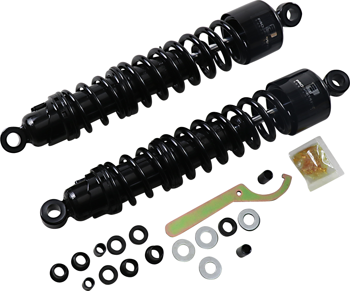PROGRESSIVE SUSPENSION 413 Series Shock - 15" - Black - Heavy Duty