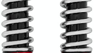 BURLY BRAND Slammer Plus Shocks - 10.5" - Chrome - FLH