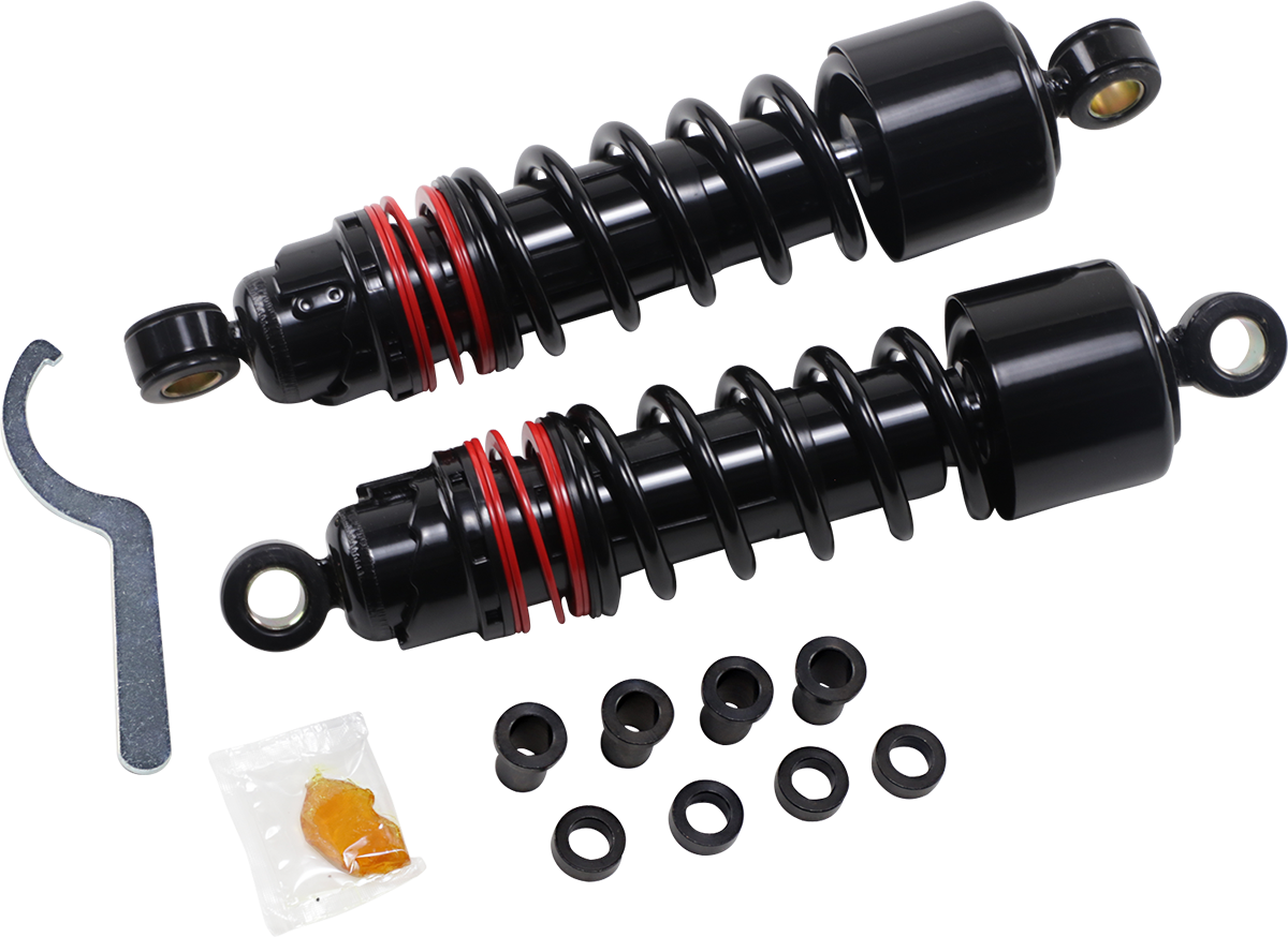 BURLY BRAND Slammer Plus Shocks - 10.5" - Black - XL