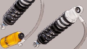 OHLINS Twin Shocks - 13" - Fully Adjustable - STX36 (HD357S2)