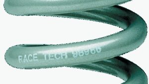 RACE TECH Progressively Wound Shock Spring - Gray - P20 - Spring Rate 454 lb/in