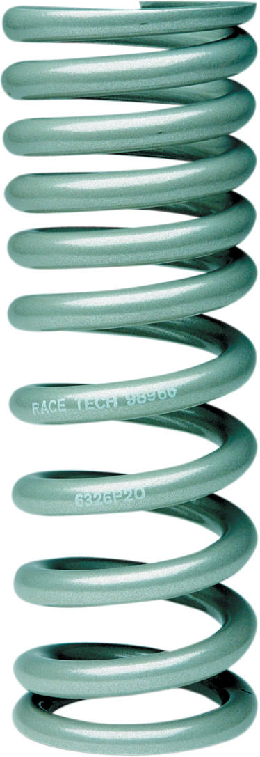 RACE TECH Progressively Wound Shock Spring - Gray - P20 - Spring Rate 454 lb/in