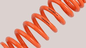 RACE TECH Progressively Wound Shock Spring - Orange - P05 - Spring Rate 336 lb/in