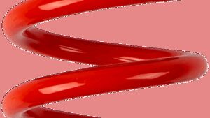 MOOSE OFFROAD Shock Spring - 59/62 mm OD - 45 n/mm - Red