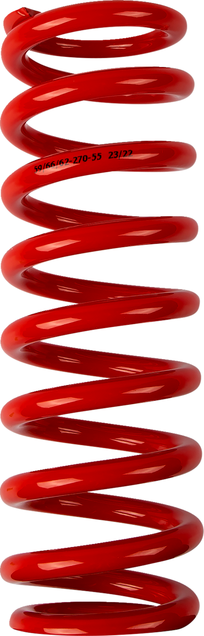 MOOSE OFFROAD Shock Spring - 59/62 mm OD - 55 n/mm - Red