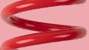 MOOSE OFFROAD Shock Spring - 64/66 mm OD - 45 n/mm - Red