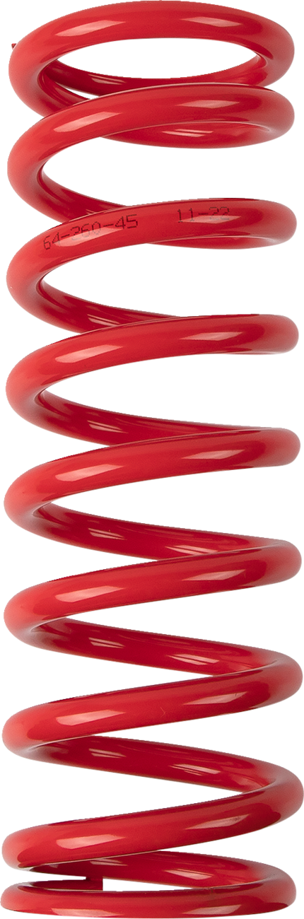 MOOSE OFFROAD Shock Spring - 64/66 mm OD - 45 n/mm - Red