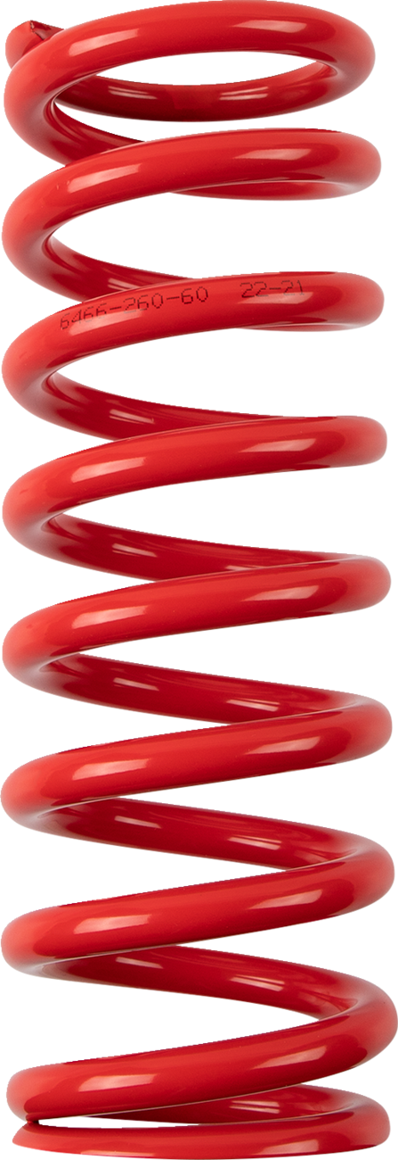 MOOSE OFFROAD Shock Spring - 64/66 mm OD - 60 n/mm - Red