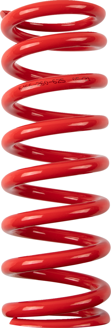 MOOSE OFFROAD Shock Spring - 64/66 mm OD - 62.5 n/mm - Red