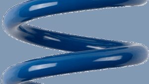 MOOSE OFFROAD Shock Spring - 64/66 mm OD - 54 n/mm - Blue