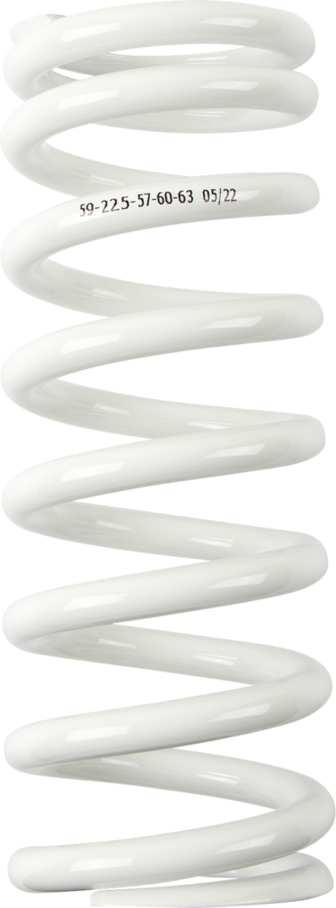 MOOSE OFFROAD Shock Spring - 59 mm OD - 57/60/63 n/mm - White