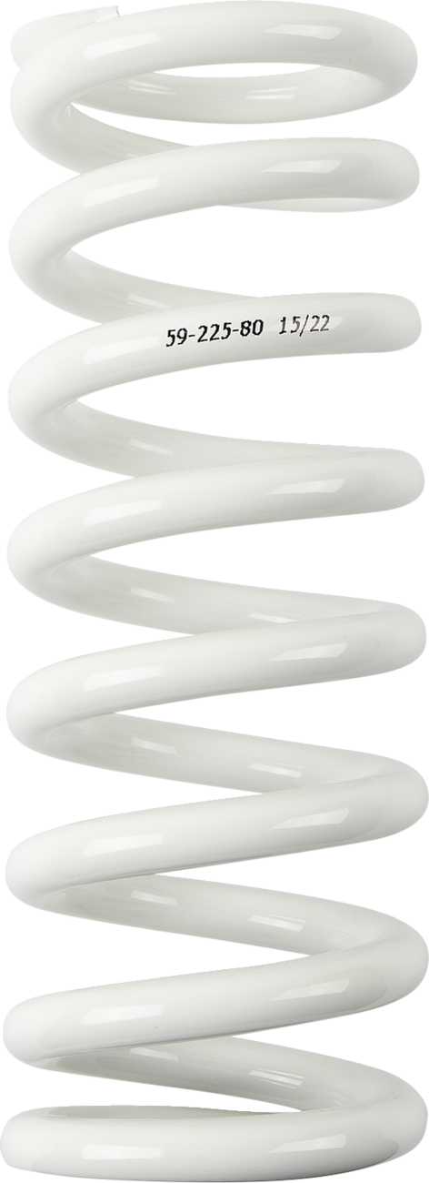 MOOSE OFFROAD Shock Spring - 59 mm OD - 80 n/mm - White