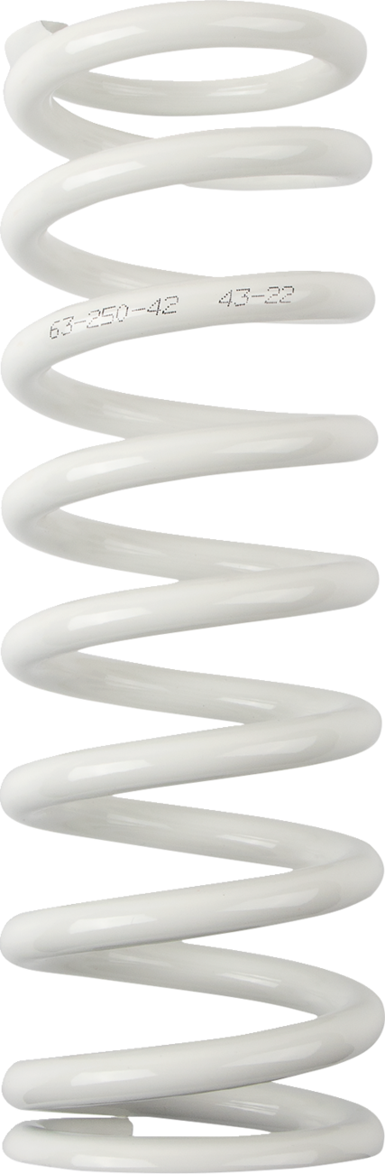 MOOSE OFFROAD Shock Spring - 63 mm OD - 42 n/mm - White