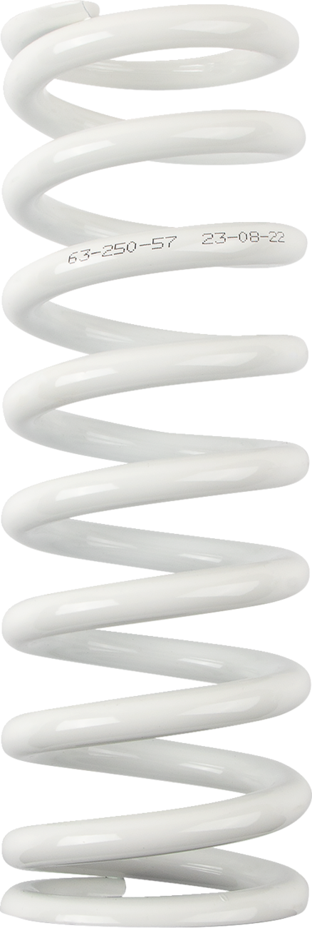 MOOSE OFFROAD Shock Spring - 63 mm OD - 57 n/mm - White