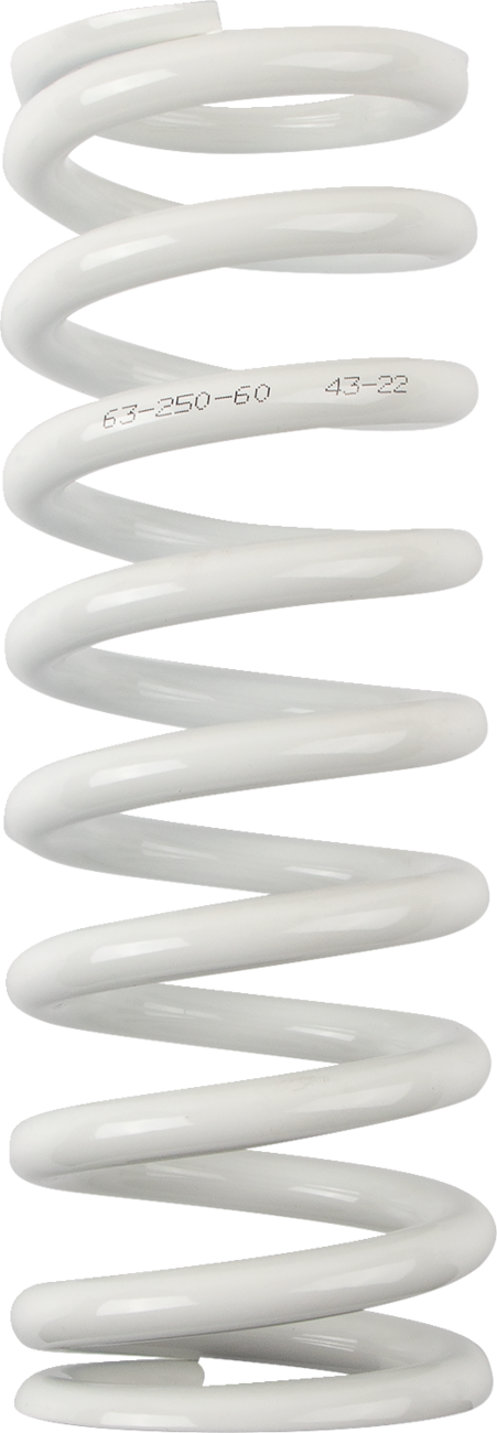 MOOSE OFFROAD Shock Spring - 63 mm OD - 60 n/mm - White