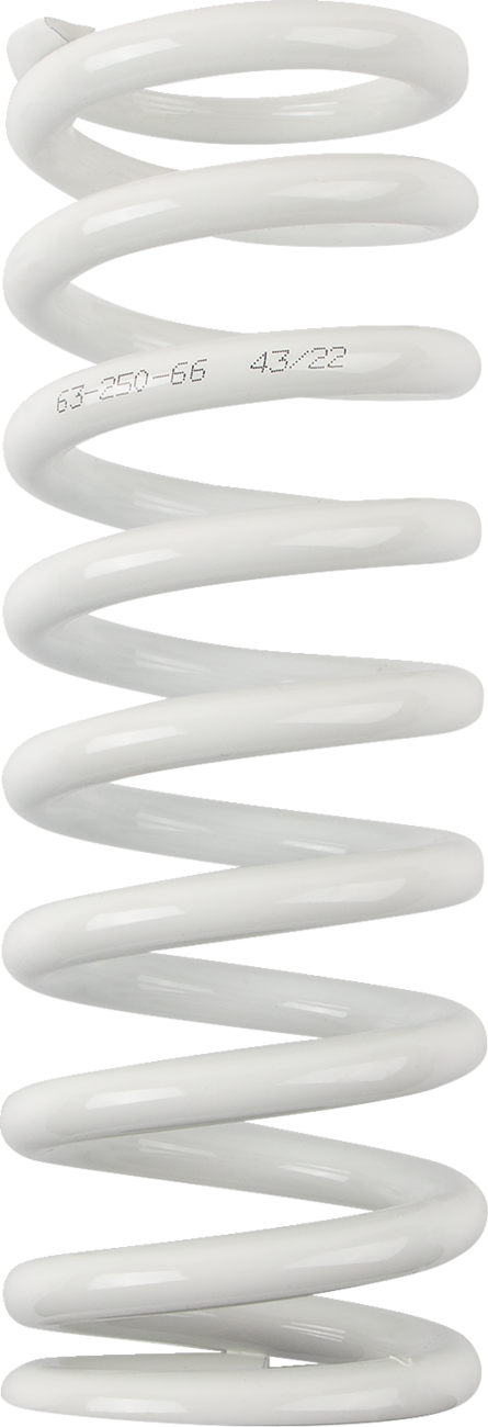 MOOSE OFFROAD Shock Spring - 63 mm OD - 66 n/mm - White