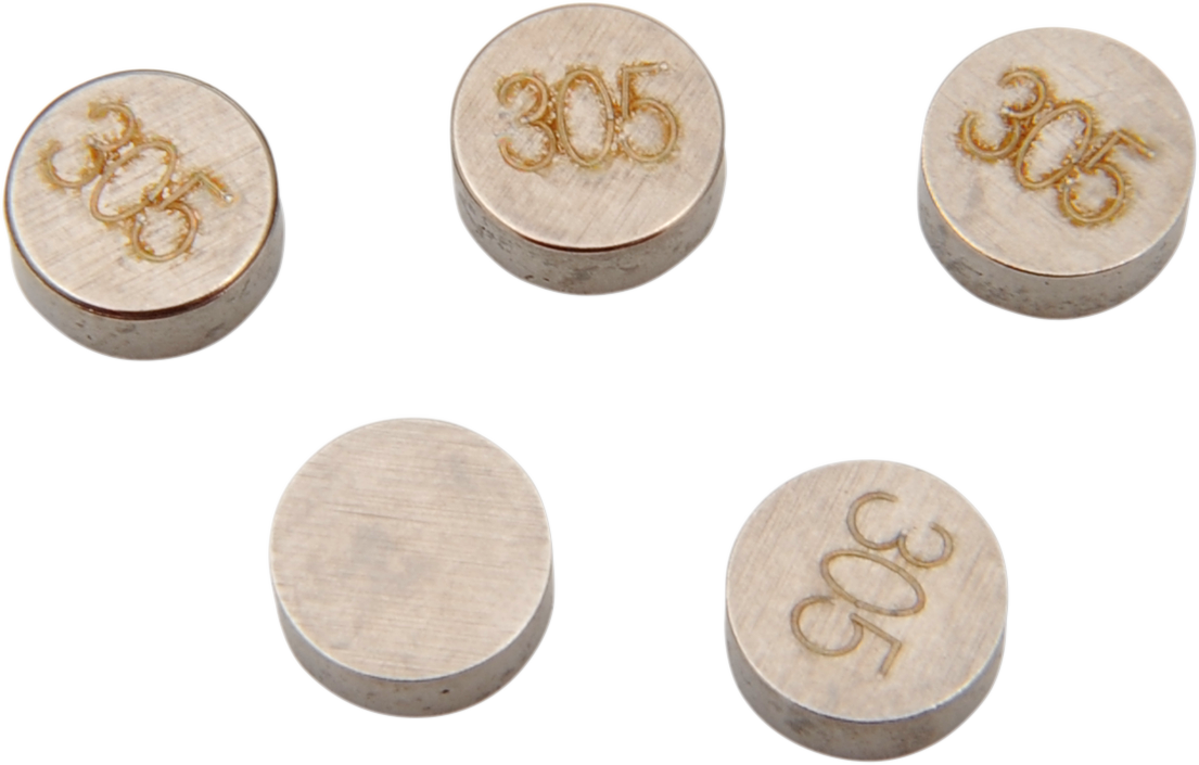 K&L SUPPLY Valve Shim - 7.50 mm x 3.05 mm - Honda | Kawasaki | Suzuki | Yamaha