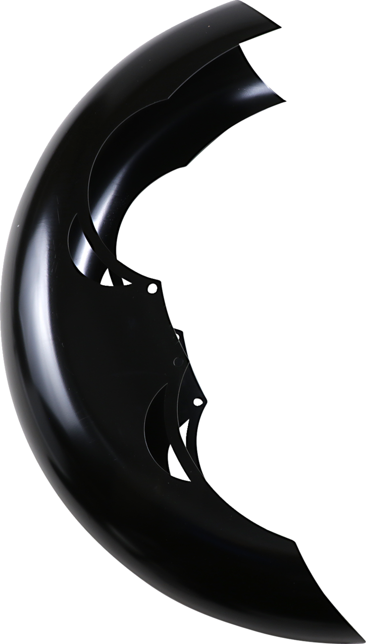 KLOCK WERKS Tude Fender Kit - Front - Black - 16"-19"