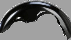 KLOCK WERKS Tude Fender Kit - Front - Black - 21"