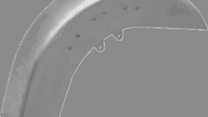 DRAG SPECIALTIES Front Fender - Smooth - Raw