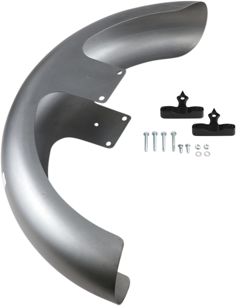 RC COMPONENTS Phantom Front Fender Kit with Black Adapters - For 23" Wheel