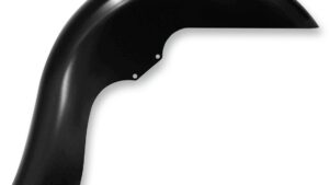 KLOCK WERKS WFB™ Benchmark Front Fender - Steel - Black - For Raked Trees - 23"