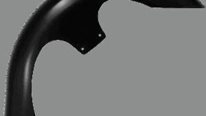 KLOCK WERKS Slicer Front Fender Kit - For Raked Frames - Black - Steel - 26"