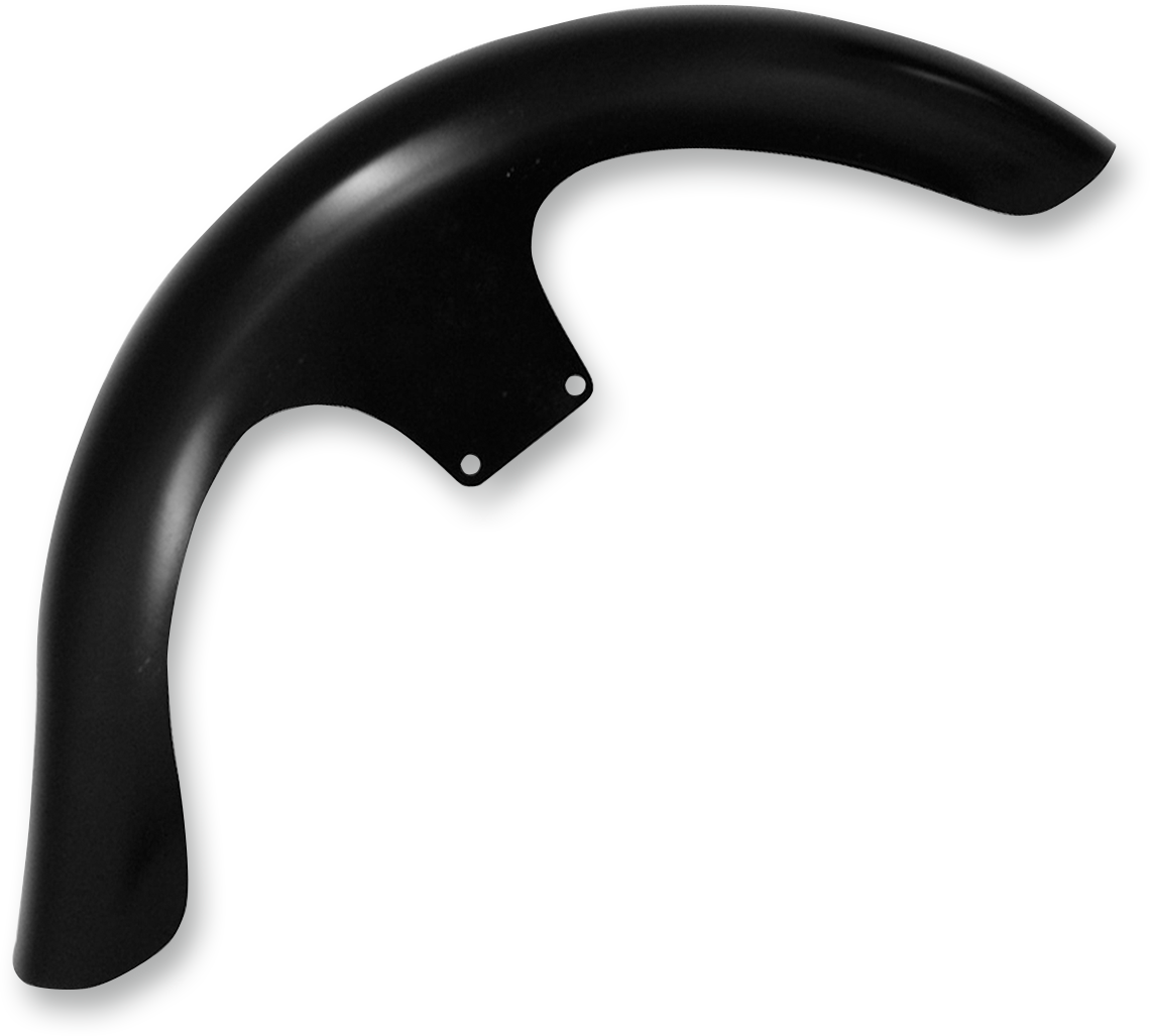 KLOCK WERKS Lil' Wrapper Front Fender Kit - For Raked Frames - Black - Steel - 26"