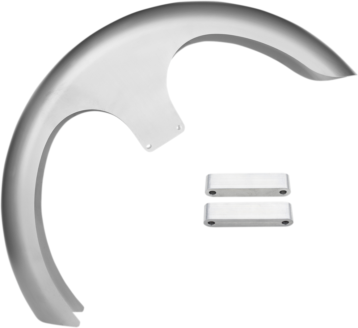 RWD V-TWIN Custom Dresser Front Fender for 19" Wheel - Steel - LS-2 Style - 6" W x 42" L