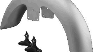 RC COMPONENTS Front Fender Kit with Black Adapters - For 26" Wheel - 6" W