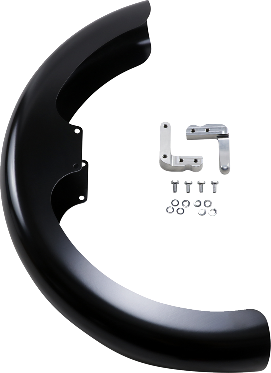 KLOCK WERKS Wrapper Fender Kit - w/ Raw Blocks - Steel - 19"