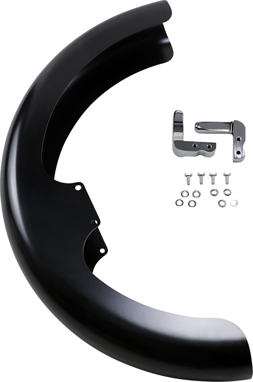 KLOCK WERKS Wrapper Fender Kit - w/ Chrome Blocks - Steel - 19"