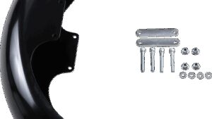 KLOCK WERKS Front Fender - Wrapper - Black - 19"