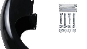 KLOCK WERKS Front Fender - Wrapper - Black - 21"