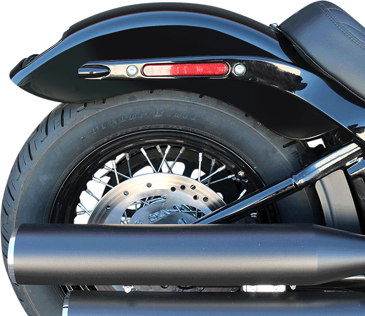 DRAG SPECIALTIES Rear Fender - XL '04-'19 - Image 2