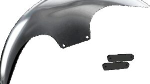 PAUL YAFFE BAGGER NATION Cafe Front Fender - 21" - Black Adaptors