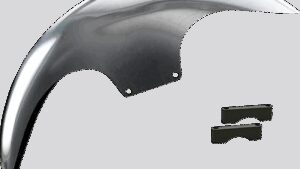 PAUL YAFFE BAGGER NATION Cafe Front Fender - 21" - Black Spacers