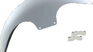 PAUL YAFFE BAGGER NATION Cafe Front Fender - 19" - Chrome Spacers