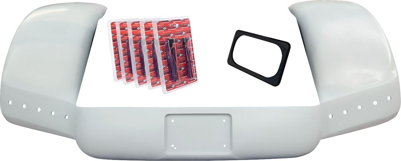 PAUL YAFFE BAGGER NATION Pro Street Rear Fender - Black Plate Frame - No Outlet